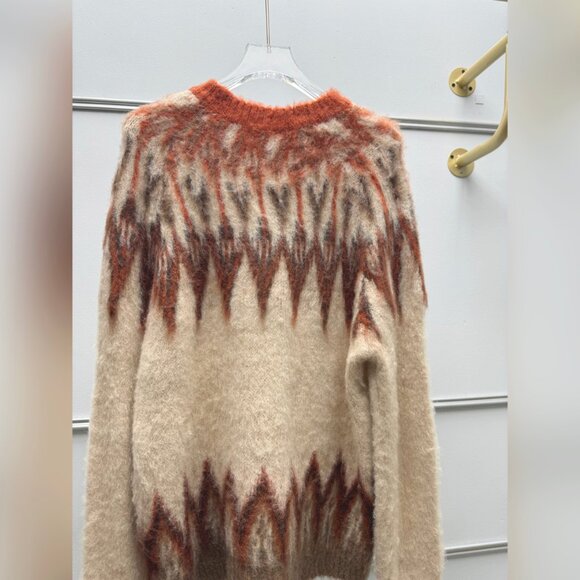 MARANT ÉTOILE Natania brushed Fair Isle intarsia-knit sweater - Picture 13 of 13